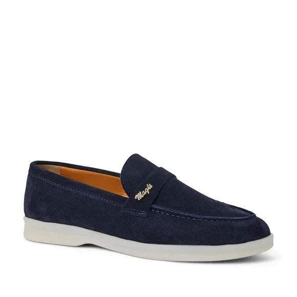 Bruno Magli | Shoes | Womens Bruno Magli Navy Suede Loafers  display picture 3